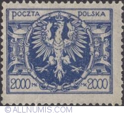 Image #1 of 2000 Marek 1923 - Eagle on a large baroque shield