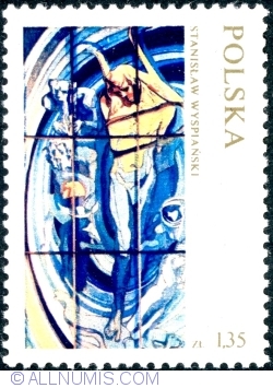 1,35 Złoty 1971 - Apollo, by Stanisław Wyspiański