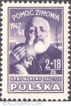 Image #1 of 2+18 złotych 1947 - Adam Chmielowski (Brother Albert)