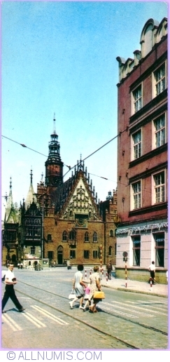 Wrocław - The marketplace and town hall (1971)