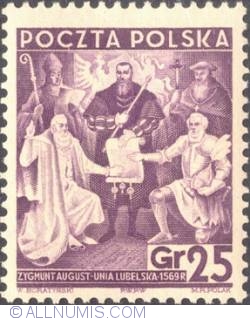 25 Groszy 1938 - Sigismund II Augustus and Treaty of Lublin.