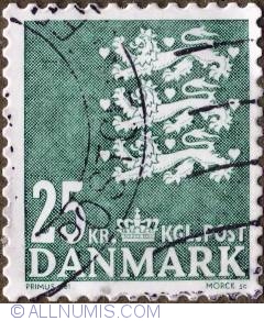 25 Kroner 2010 - Coat of Arms (Three Lions)