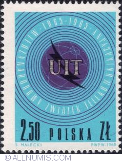 Image #1 of 2,50 złotego 195 - UIT emblem