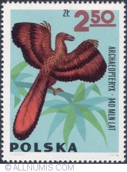 Image #1 of 2,50 złotego 1966 - Archaeopteryx