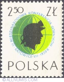 Image #1 of 2,50 złotego- Miner and globe