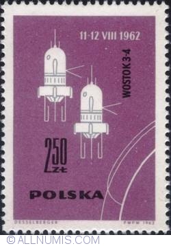 2,50 złotego - Vostok 3 and 4