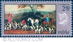 Image #1 of 2,50 Złoty 1968 - "Vânătoare de vulpi" de Thomas Sutherland