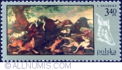 3,40 Złote 1968 - "Boar Hunt" by Frans Snyders