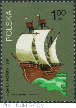 Image #1 of 1 Złoty 1974 - Sailing Ship 1568