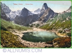 Zielony Staw Gąsienicowy (lake) 1919 (Grûner see)