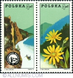 2 x 4 Zloty 1975 - Munții Beskid