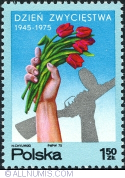 1.5 Zloty 1975 - 30 de ani de la incheierea celui de-a II-lea razboi mondial