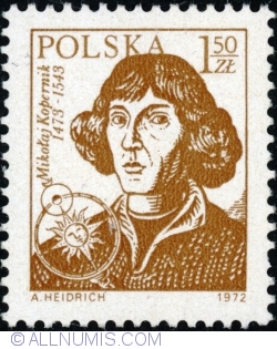 1,50 Złoty 1972 - N. Copernicus
