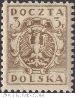 3 Fenigi 1919 - Polish eagle on a baroque shield