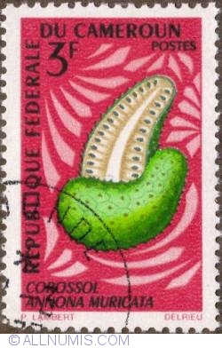 Image #1 of 3 Francs 1967 - Custard apple