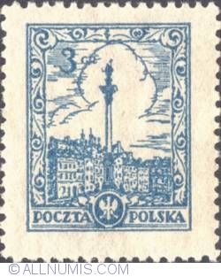 3 Grosze 1925 - Sigismund's Column, Warsaw