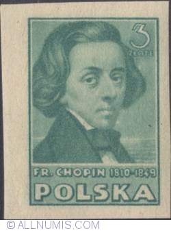 3 zlote - Fryderyk Franciszek Chopin (imperf.)