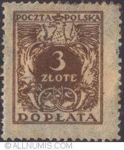 Image #1 of 3 złote- Polish Eagle
