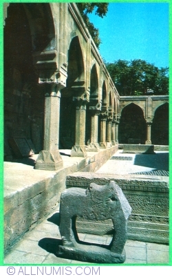 Baku (Bakı, Бакы, Баку) - Palatul Shirvan Shahs. Galeria Curții de Sus (1976)