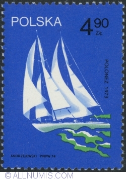 Image #1 of 4,90 Złote 1974 -“Polonez” 1972