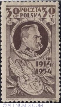 Image #1 of 30 Groszy 1934 - Jósef Piłsudski