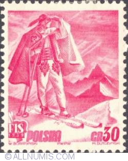 Image #1 of 30 Groszy 1939 - Skier