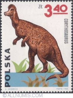 3,40 złotego 1965 - Corythosaurus