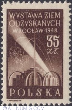 35 złotych 1948 - Exhibition hall