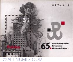 Image #1 of 3,75 Zloty 2009 - 65th Anniversary of the Warsaw Uprising
