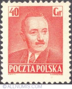 Image #1 of 40 groszy 1950 -  Bolesław Bierut