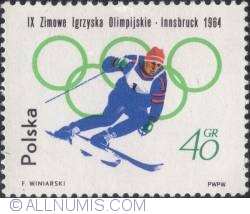 Image #1 of 40 groszy - Downhill skiing