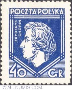40 Groszys 1927 - Frederic Chopin