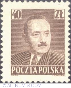 Image #1 of 40 złotych 1950 -  Bolesław Bierut