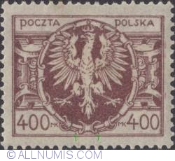 400 Marek 1923 - Eagle on a large baroque shield