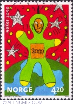 Image #1 of 4,20 kroner 2000 - Astronaut, by May-Therese Vorland