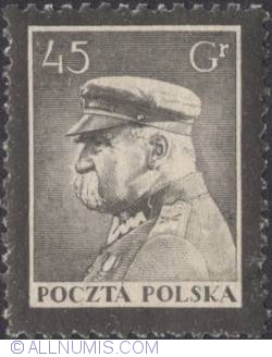 45 Groszy 1935 - Marshal Piłsudski