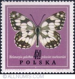 Image #1 of 4,50 złotego 1967 - Marbled white. (Agapetes galathea)