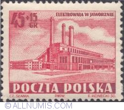Image #1 of 45+15 groszy 1952 - Power Plant, Jaworzno