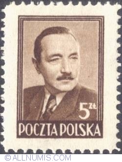 Image #1 of 5 Złotych 1948 - President Bolesław Bierut