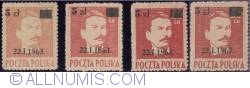Image #1 of 5 Zlotych on 25 Groszy 1945 - Romuald Traugutt
