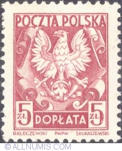 Image #1 of 5 złotych- Polish Eagle