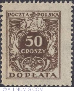 Image #1 of 50 groszy- Polish Eagle