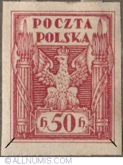 50 Halerzy 1919 - Polish Eagle