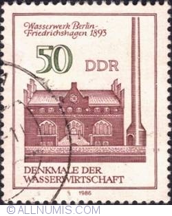 50 Pfennig 1986 - Berlin-Friedrichshagen water works