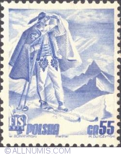 Image #1 of 55 Groszy 1939 - Skier
