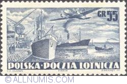Image #1 of 55 groszy 1952 - Seaport