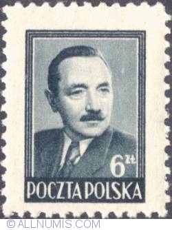 Image #1 of 6 Złotych 1948 - President Bolesław Bierut