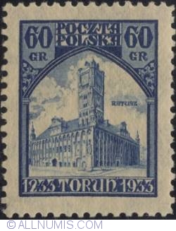 Image #1 of 60 Groszy 1933 - Torun City-hall