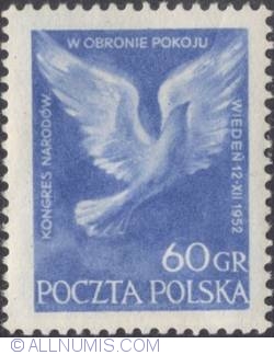 60 groszy 1952 - Dove