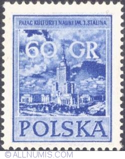 Image #1 of 60 groszy 1955 - Stalin Palace of Culture and Science in Warsaw